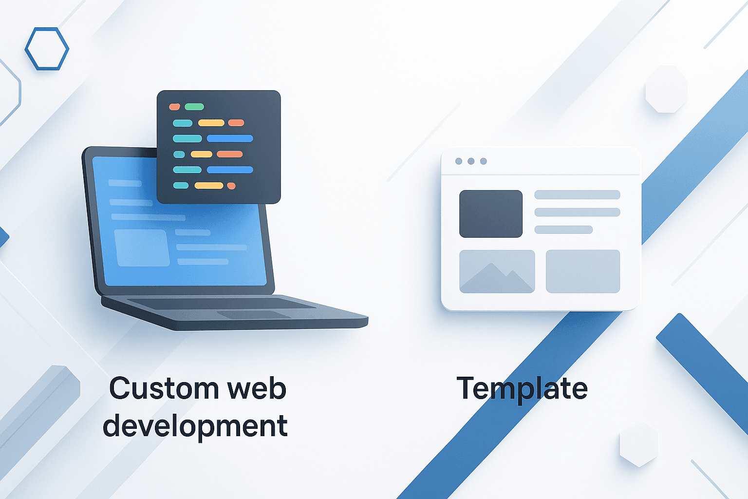 The Benefits of Custom Web Development vs. Templates